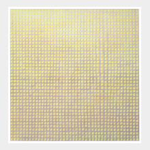 painting mixed media on canvas a series of cube like structures 130 cm x 130 cm